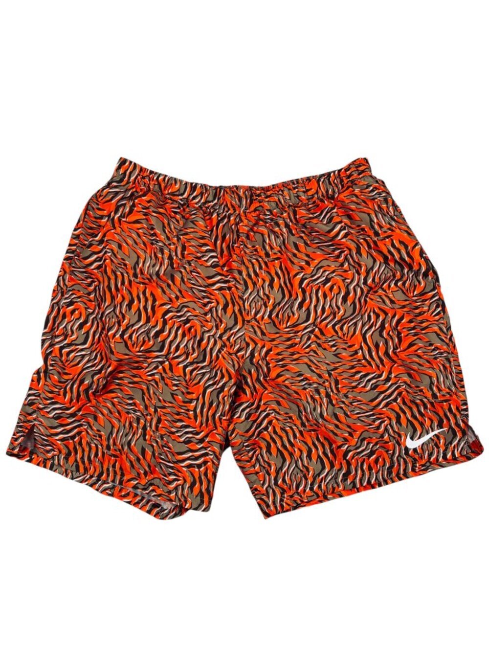 Nike Large Men Tiger Animal Print Swim Trunks Shorts Outdoors Beach Resortwear